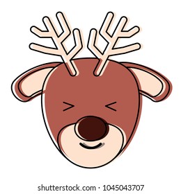 Cute deer icon