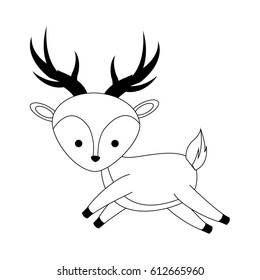 cute deer icon