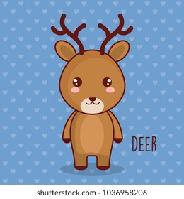cute deer tender character