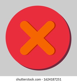 CUTE DELETION X SIGN ICON 