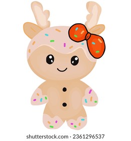Cute and delicious cartoon-shaped cookies, perfect for New Year's gifts.