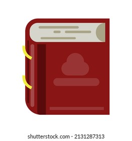 cute design fitting for book lovers or someone who needs flat book illustration design