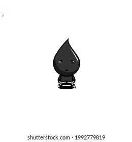 cute design of oil,cute style for t shirt, sticker, logo element