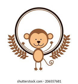 Cute design over white background, vector illustration