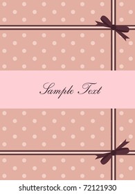 cute design with ribbons