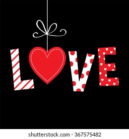cute design for valentine or your special day perfect for greeting card, background and etc