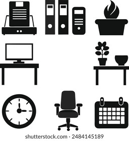 Eine niedliche Design-Vektorgrafik Silhouette Illustration genial