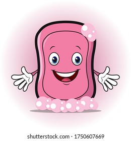 Emoji de jabón vectorial de diseño lindo