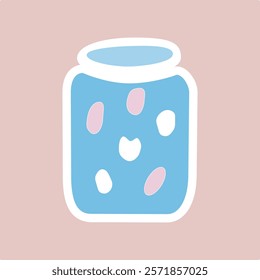 Cute designs of cups that have contents
