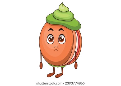 Cute Dessert Character Design Illustration