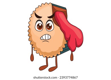 Cute Dessert Character Design Illustration