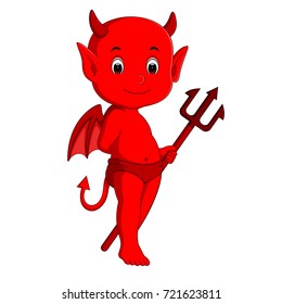 cute devil cartoon