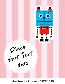 cute devil halloween robot