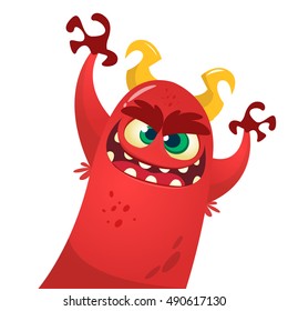 Cute devil monster