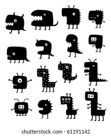 cute devil monsters