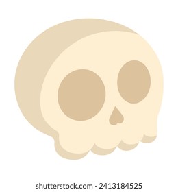 Cute dia de los muertos skull Vector illustration