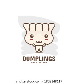 Cute dim sum mascot character. Chinese dumplings