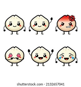 Ilustración vectorial de caracteres de dimsum