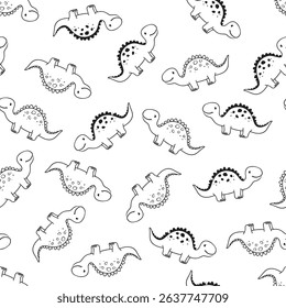 CUTE DINO BABY ALLOVER DIGITAL PRINT