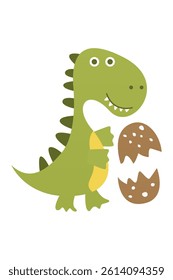 Cute dino clip art kids nursery. Scandinavian dino nursery wall art decor