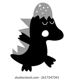 Cute dino clip art kids nursery. Scandinavian dino nursery wall art decor in