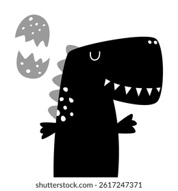 Cute dino clip art kids nursery. Scandinavian dino nursery wall art decor in