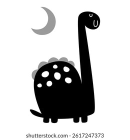Cute dino clip art kids nursery. Scandinavian dino nursery wall art decor in