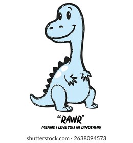 CUTE DINO DIGITAL PRINT BABY