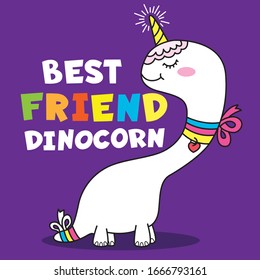 Cute dino hand drawn for t shirt print