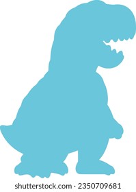 cute dino isolated vector silhouette icon