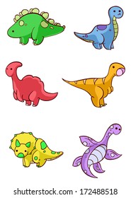 cute dino set