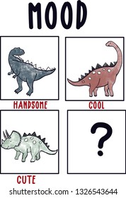 cute dino slogan