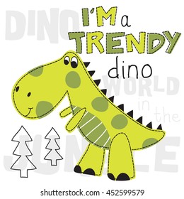 süße Dino-Vektorgrafik