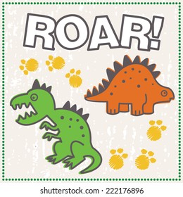 Cute Dino Vector Pack