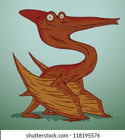 Cute Dinosaur 02, pterodactyl