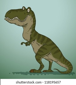 Cute Dinosaur 03, tyrannosaurus