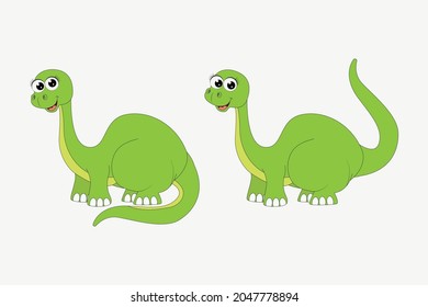 cute dinosaur animal cartoon illustration