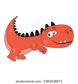cute dinosaur animal cartoon illustration