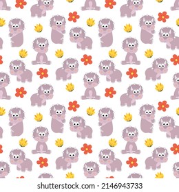 cute dinosaur animal cartoon pattern graphic