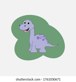 cute dinosaur animal illustration design