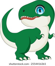 Cute dinosaur animal vector baby dino mascot