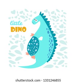 Cute dinosaur. Card