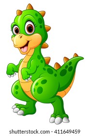 Cute dinosaur cartoon