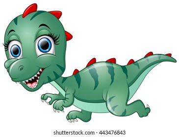 Cute dinosaur cartoon