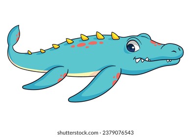 Cute Dinosaur Cartoon Character Design