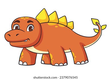Cute Dinosaur Cartoon Character Design