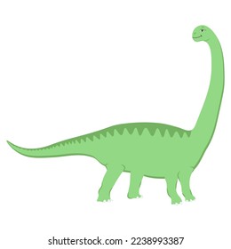 Cute Dinosaur. Cartoon character Dino. Vector illustration