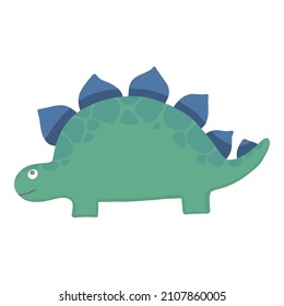 Cute dinosaur. Cartoon dinos, dinosaur colorful isolated character. Tyrannosaurus, triceratop, pterodactyl. Funny prehistoric animal, vector collection for kids.