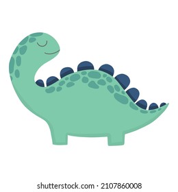 Cute dinosaur. Cartoon dinos, dinosaur colorful isolated character. Tyrannosaurus, triceratop, pterodactyl. Funny prehistoric animal, vector collection for kids.