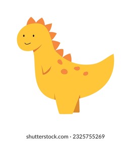 Cute dinosaur cartoon for element, kid and illustration
